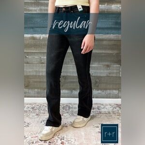 judy blue high waist tummy control top bootcut black wash jeans JB88787REG